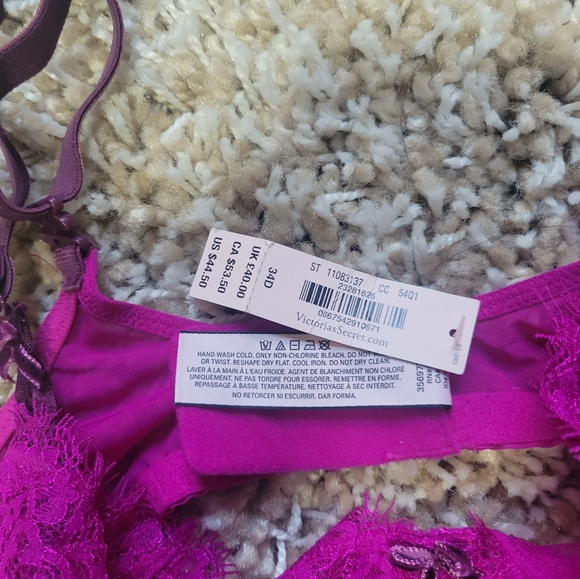 NWT Victoria's Secret Dream Angels Push Up without padding 34D - Picture 3 of 3